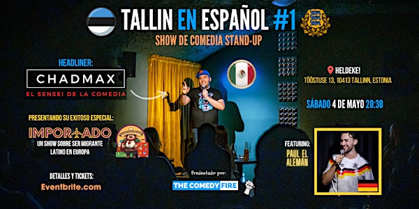 Tallin en Español #1 - Un show especial de comedia stand-up en tu idioma