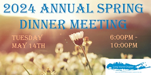 Primaire afbeelding van 2024 Long Island Chapter NYWEA Annual Spring Dinner Meeting