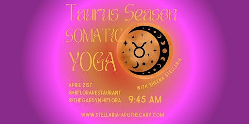 Taurus Season Somatic Yoga primary image