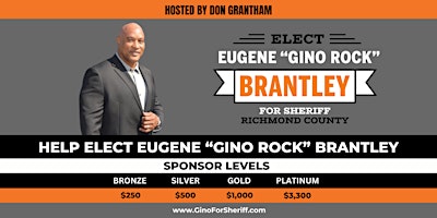 Eugene "Gino Rock" Brantley Fundraiser primary image