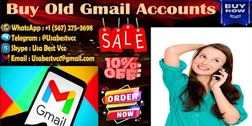 Imagem principal do evento Top 7 Websites to Buy Gmail Accounts (PVA & Bulk)