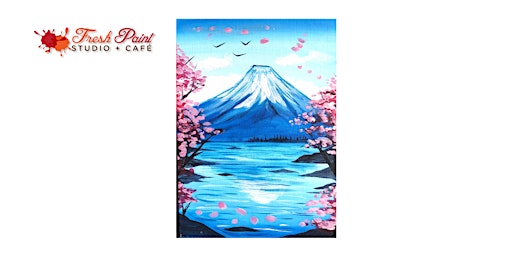 Immagine principale di In-Studio Paint Night - Cherry Blossom Season in Fiji Acrylic Painting 