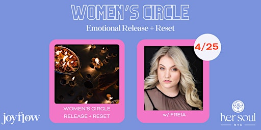 Primaire afbeelding van Women’s Circle: Emotional Release & Reset