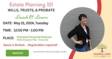 Lunch and Learn: Estate Planning Essentials Seminar primary image