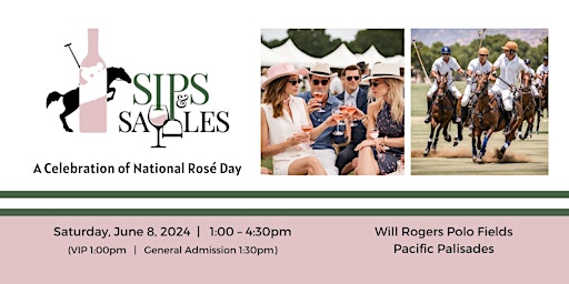 Primaire afbeelding van Sips & Saddles:  A Celebration of National Rosé Day