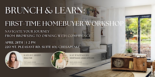 Immagine principale di Brunch & Learn: First-Time Homebuyer Workshop 