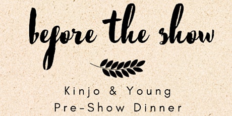 Imagem principal de Pre-show DINNER -  Kinjo & Young