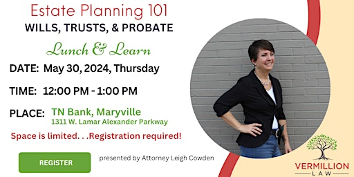 Image principale de Lunch and Learn: Estate Planning Essentials Seminar