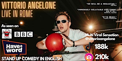 Primaire afbeelding van ENGLISH COMEDY SPECIAL - Vittorio Angelone: Live In Rome
