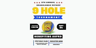 Image principale de Broadlands Rotary 9-Hole Golf Tournament