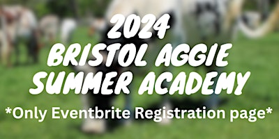 Bristol Aggie Summer Academy- 2024 primary image