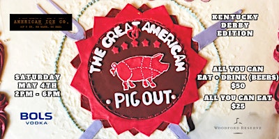Imagem principal do evento Derby Day Pig Roast at American Ice Company!