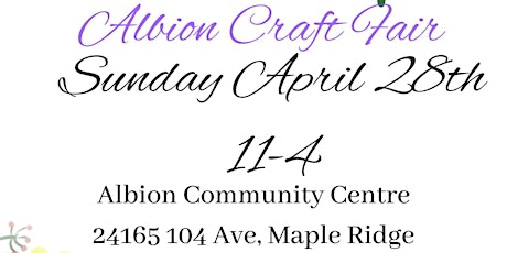 Albion Artisan Spring Craft Fair