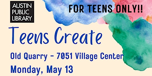 Teens Create: Rock Painting primary image