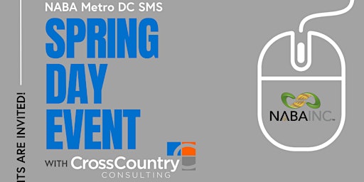 Primaire afbeelding van NABA Metro DC Presents: Spring Day at UMD hosted by CrossCountry Consulting