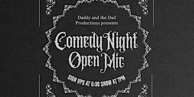 Comedy Night Open Mic @ Underworld Distillery primary image
