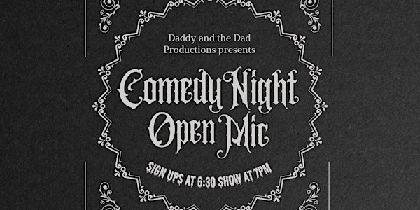 Comedy Night Open Mic @ Underworld Distillery