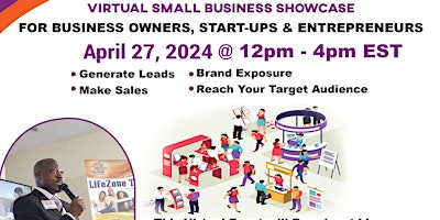 Virtual Small Business Showcase - For Business Owners and Start Ups primary image