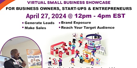 Virtual Small Business Showcase - For Business Owners and Start Ups