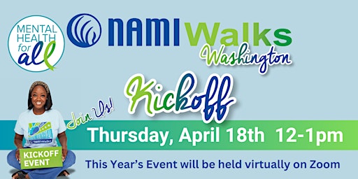 Image principale de NAMIWalks Washington 2024 Kickoff