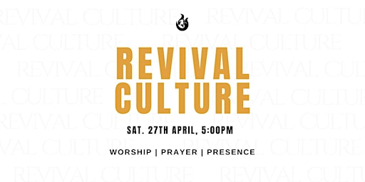 Sheffield Revival Culture Meetings. 5 pm, Sat 27th April. primary image