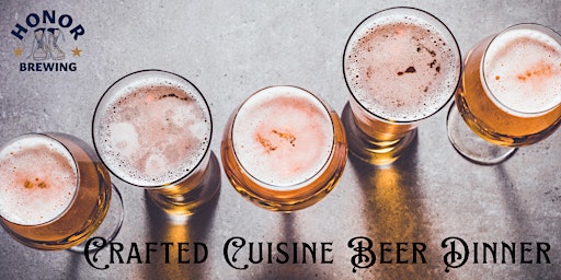 Imagem principal do evento Crafted Cuisine Beer Dinner