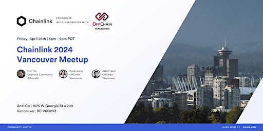 Imagem principal de Chainlink & OffChain Vancouver Web3 Meetup - Apr 2024