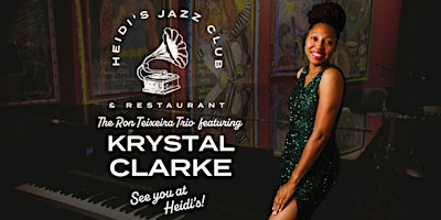 Imagem principal do evento Krystal Clarke & The Ron Teixeira Trio