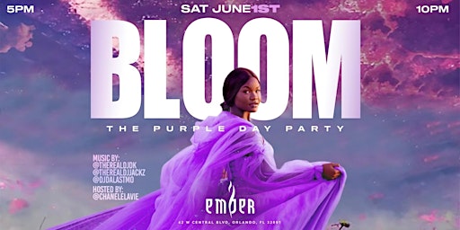 Imagem principal do evento BLOOM The Purple Day Party