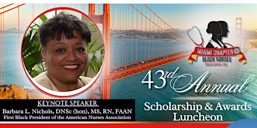 Imagem principal do evento Miami Chapter Black Nurses Association 43rd Annual Scholarship & Awards