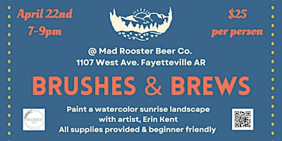 Imagem principal de Brushes & Brews at Mad Rooster Beer Co.