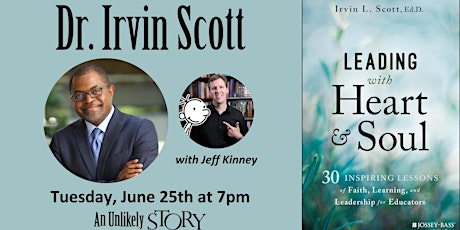 Dr. Irvin Scott with Jeff Kinney