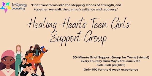Imagen principal de Healing Hearts Teen Girls Grief Support Group