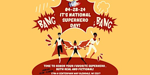 Image principale de National Superhero Day Art Party