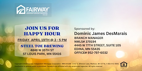 Team Dominic ~ April Happy Hour