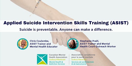 ASIST - Applied Suicide Intervention Skills Training (April 22-23, 2024)