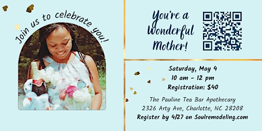 Primaire afbeelding van You’re a Wonderful Mother: A Soul & Self-care Celebration