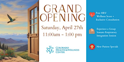 Hauptbild für Grand Opening of Colorado Health and Wellness Center