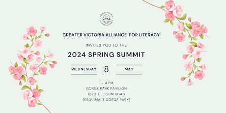 2024 Spring Summit for Literacy (presented by Greater Victoria Alliance)