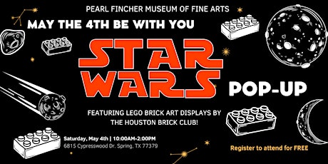 May the 4th Be With You, Star Wars LEGO Brick Art Pop-Up