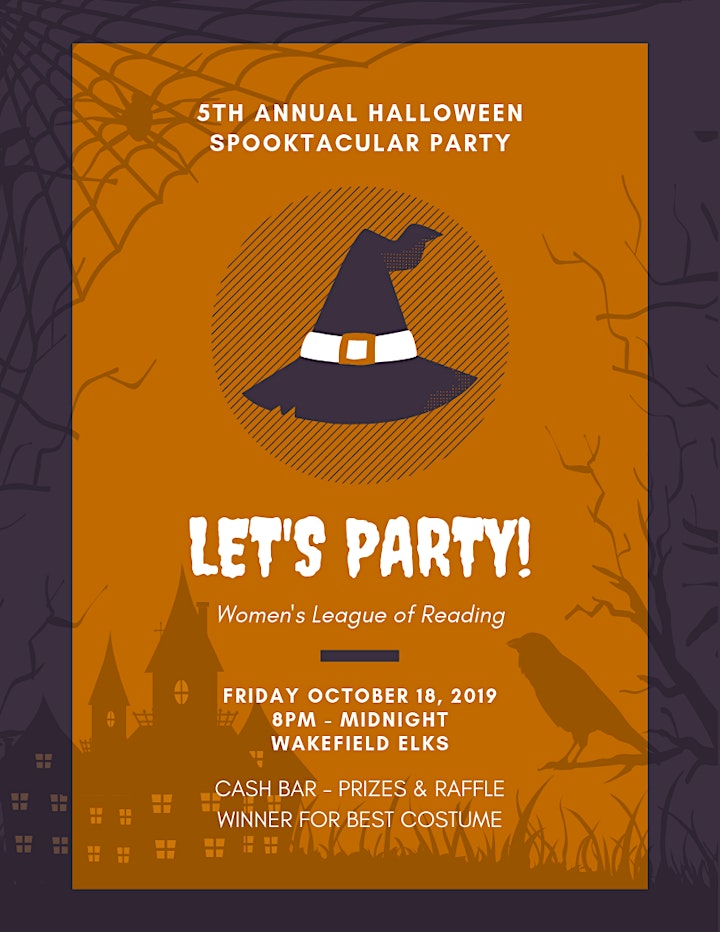 Women's League of Reading 5th Annual Halloween Spooktacular Party image