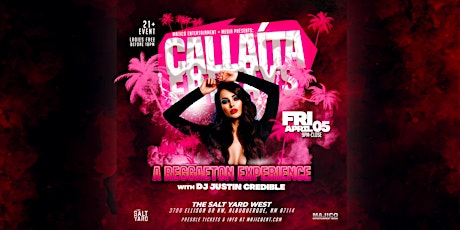 Callaita Fridays: A Reggaeton Experience at The Salt Yard West primary image