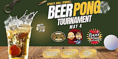 Hauptbild für SPORTS GRILL BEER PONG TOURNAMENT