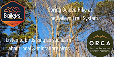 Imagem principal do evento Spring Guided Hike at The Baileys Trail System - Birds local & migratory