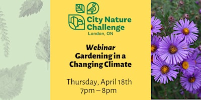 Imagem principal do evento Gardening in a Changing Climate