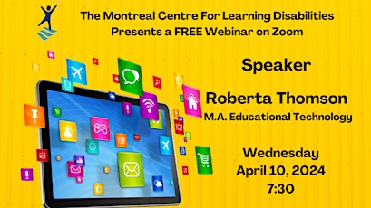 What's 'App-ening' in Assistive Technology? - An Interactive Webinar by Roberta Thomson