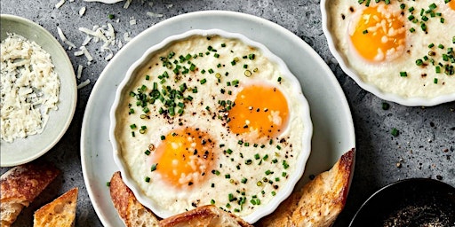Immagine principale di UBS IN PERSON Cooking Passport Class: Eggs 301: Poached and Baked 