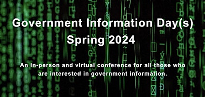 Imagem principal do evento GovInfo Day(s) Spring 2024