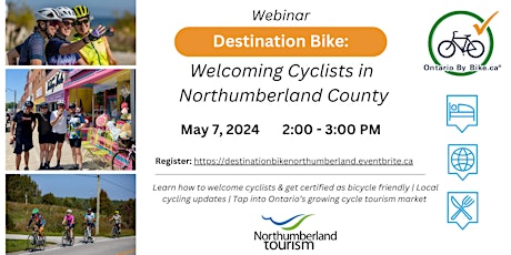 Webinar: Destination Bike - Welcoming Cyclists in Northumberland County