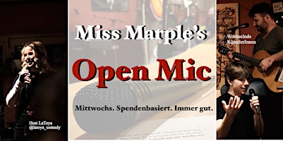 Imagem principal do evento Miss Marple's Open Mic